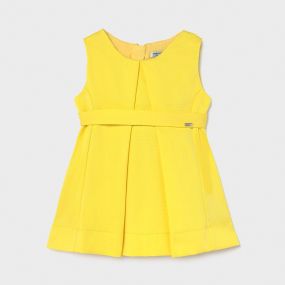 Mayoral φόρεμα κίτρινο Ecofriends baby κορίτσι